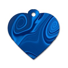 Rendering Streak Wave Background Dog Tag Heart (two Sides) by Pakrebo