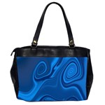 Rendering Streak Wave Background Oversize Office Handbag (2 Sides) Back