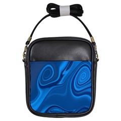 Rendering Streak Wave Background Girls Sling Bag by Pakrebo