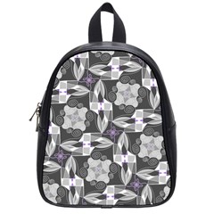 Ornament Pattern Background School Bag (small) by Pakrebo