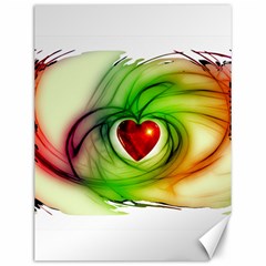 Heart Love Luck Abstract Canvas 12  X 16  by Pakrebo