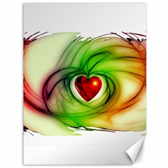 Heart Love Luck Abstract Canvas 36  X 48  by Pakrebo