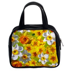 Daffodil Surprise Classic Handbag (two Sides) by retrotoomoderndesigns