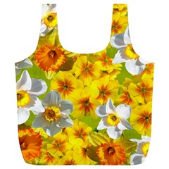 Daffodil Surprise Full Print Recycle Bag (xl) by retrotoomoderndesigns