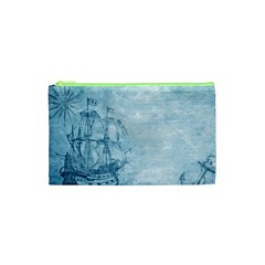 Sail Away - Vintage - Cosmetic Bag (xs) by WensdaiAmbrose