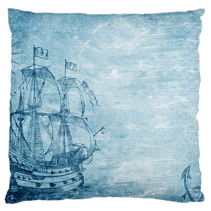 Sail Away - Vintage - Standard Flano Cushion Case (Two Sides)