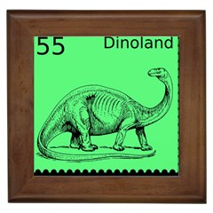 Dinoland Stamp - Framed Tiles by WensdaiAmbrose