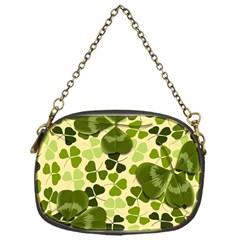 Drawn To Clovers Chain Purse (one Side) by WensdaiAmbrose