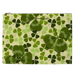 Drawn To Clovers Cosmetic Bag (xxl) by WensdaiAmbrose