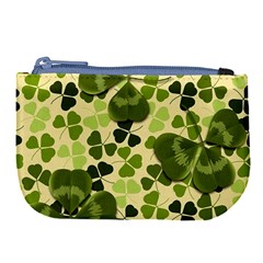 Drawn To Clovers Large Coin Purse by WensdaiAmbrose