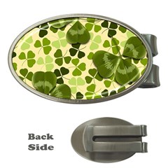 Drawn To Clovers Money Clips (oval)  by WensdaiAmbrose