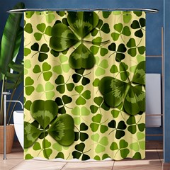 Drawn To Clovers Shower Curtain 60  X 72  (medium)  by WensdaiAmbrose