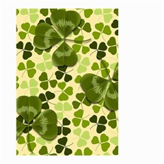 Drawn To Clovers Small Garden Flag (two Sides) by WensdaiAmbrose