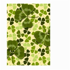 Drawn To Clovers Large Garden Flag (two Sides) by WensdaiAmbrose