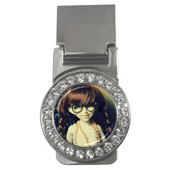 Red Braids Girl Old Money Clips (cz)  by snowwhitegirl