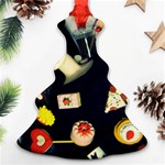 Food Christmas Tree Ornament (Two Sides) Back