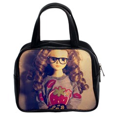 Eating Sushi Classic Handbag (two Sides) by snowwhitegirl