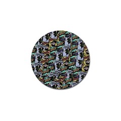 Comic Books Pattern Golf Ball Marker (10 Pack) by snowwhitegirl