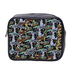 Comic Books Pattern Mini Toiletries Bag (two Sides) by snowwhitegirl