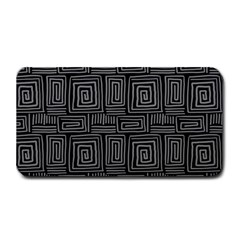 Gray Square Swirl Medium Bar Mats