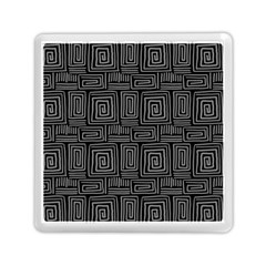 Gray Square Swirl Memory Card Reader (Square)