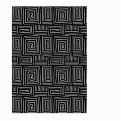 Gray Square Swirl Large Garden Flag (Two Sides)