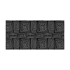 Gray Square Swirl Yoga Headband