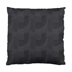 Gray Swirl Standard Cushion Case (one Side) by modernwhimsy