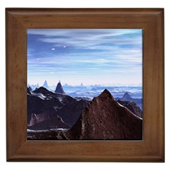 Planet Discover Fantasy World Framed Tiles by Pakrebo