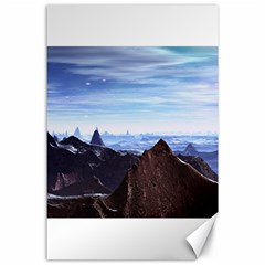 Planet Discover Fantasy World Canvas 24  X 36  by Pakrebo