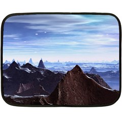 Planet Discover Fantasy World Double Sided Fleece Blanket (mini)  by Pakrebo