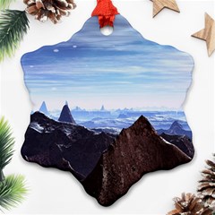 Planet Discover Fantasy World Ornament (snowflake) by Pakrebo