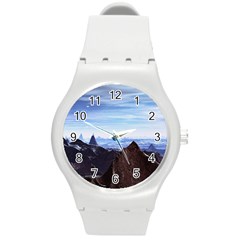 Planet Discover Fantasy World Round Plastic Sport Watch (m) by Pakrebo