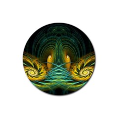 Fractal Jwildfire Scifi Rubber Coaster (round)  by Pakrebo