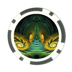 Fractal Jwildfire Scifi Poker Chip Card Guard by Pakrebo