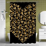 Colorful Prismatic Chromatic Heart Shower Curtain 48  x 72  (Small)  Curtain(48  X 72 ) - 42.18 x64.8  Curtain(48  X 72 )