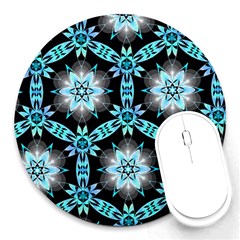 Backgrounds Pattern Wallpaper Round Mousepads by Pakrebo