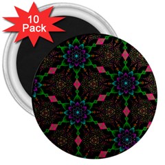 Backgrounds Pattern Wallpaper Color 3  Magnets (10 pack) 