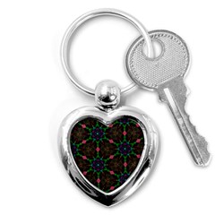 Backgrounds Pattern Wallpaper Color Key Chains (Heart) 