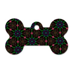 Backgrounds Pattern Wallpaper Color Dog Tag Bone (One Side)