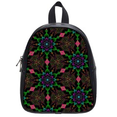 Backgrounds Pattern Wallpaper Color School Bag (Small)