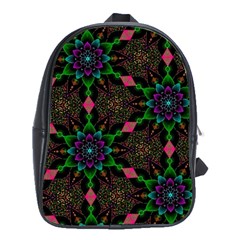 Backgrounds Pattern Wallpaper Color School Bag (XL)