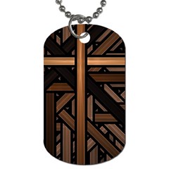 Fractal Pattern Texture Design Dog Tag (Two Sides)