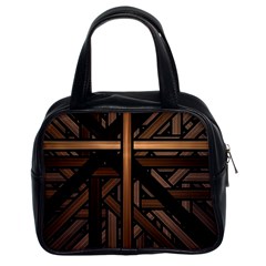 Fractal Pattern Texture Design Classic Handbag (Two Sides)