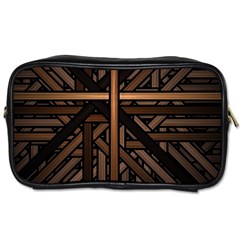 Fractal Pattern Texture Design Toiletries Bag (one Side) by Pakrebo