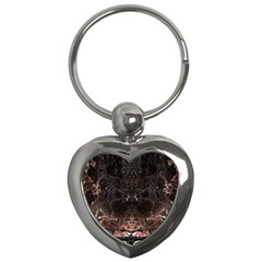 Fractal Mandelbulb 3d Action Key Chains (heart)  by Pakrebo