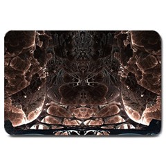 Fractal Mandelbulb 3d Action Large Doormat  by Pakrebo