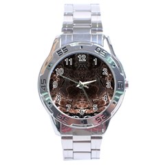 Fractal Mandelbulb 3d Action Stainless Steel Analogue Watch by Pakrebo