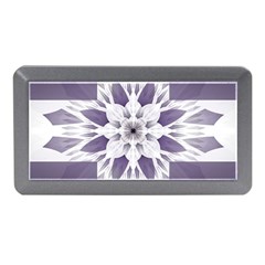 Fractal Floral Pattern Decorative Memory Card Reader (mini) by Pakrebo