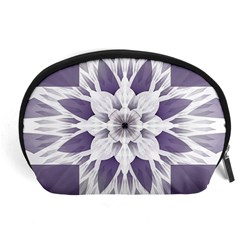 Fractal Floral Pattern Decorative Accessory Pouch (large) by Pakrebo